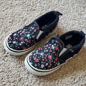 Vans girls shoes size 8